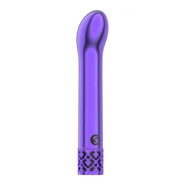 Royal Gems Jewel Rechargeable Abs Bullet Purple