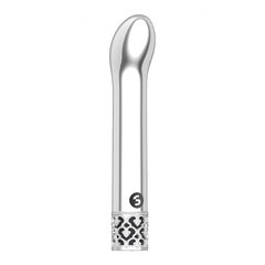 Royal Gems Jewel Rechargeable Abs Bullet Silver