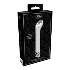 Royal Gems Jewel Rechargeable Abs Bullet Silver