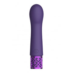 Royal Gems Bijou Rechargeable Silicone Bullet Purple