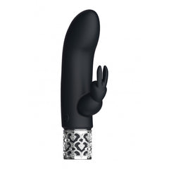 Royal Gems Dazzling Rechargeable Silicone Bullet Black