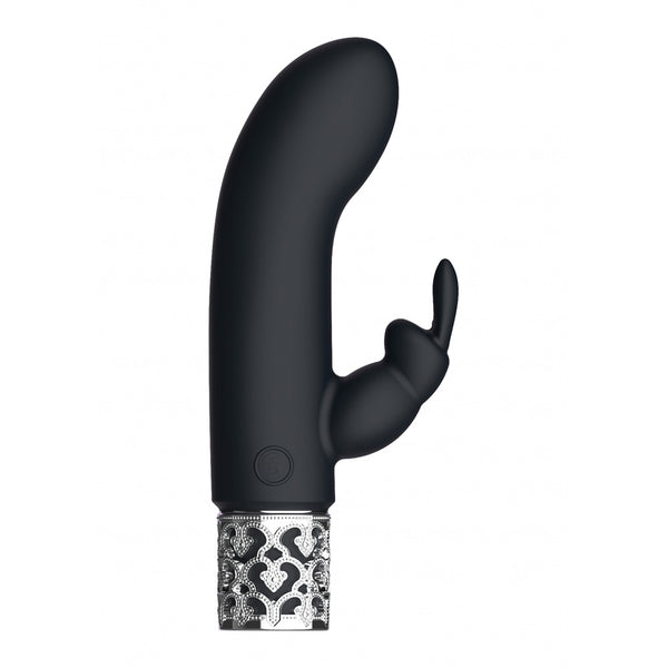 Royal Gems Dazzling Rechargeable Silicone Bullet Black