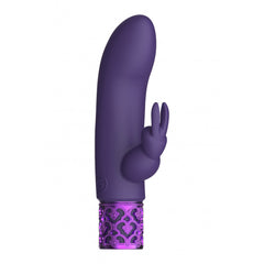 Royal Gems Dazzling Rechargeable Silicone Bullet Purple
