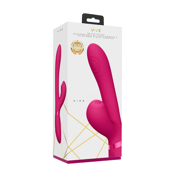 Hide Airwave & Pulse Wave G-Spot Pink