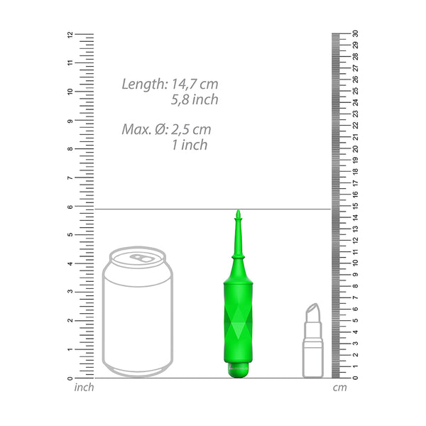 Luminous Circe Abs Bullet With Silicone Sleeve 10-Speeds Green