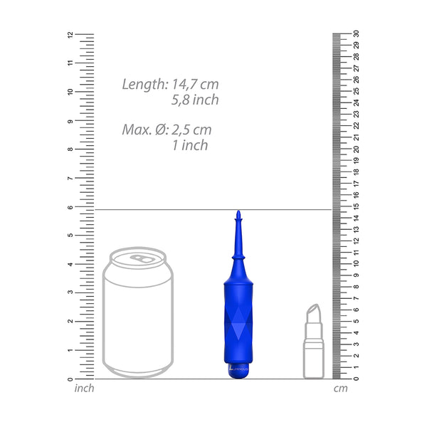 Luminous Circe Abs Bullet With Silicone Sleeve 10-Speeds Royal Blue