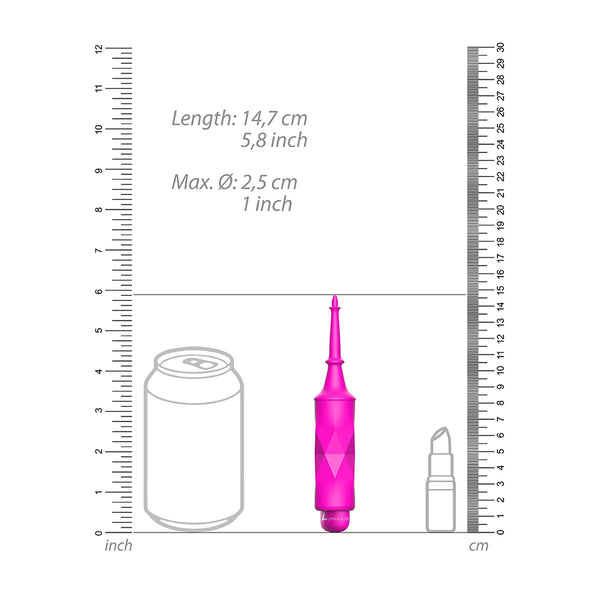 Luminous Circe Abs Bullet With Silicone Sleeve 10-Speeds Fuchsia