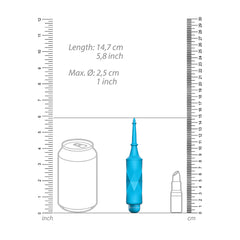 Luminous Circe Abs Bullet With Silicone Sleeve 10-Speeds Turquoise