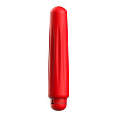 Luminous Delia Abs Bullet With Silicone Sleeve 10-Speeds Red