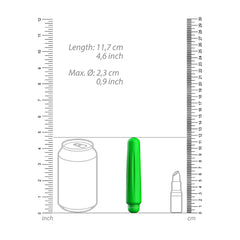 Luminous Delia Abs Bullet With Silicone Sleeve 10-Speeds Green