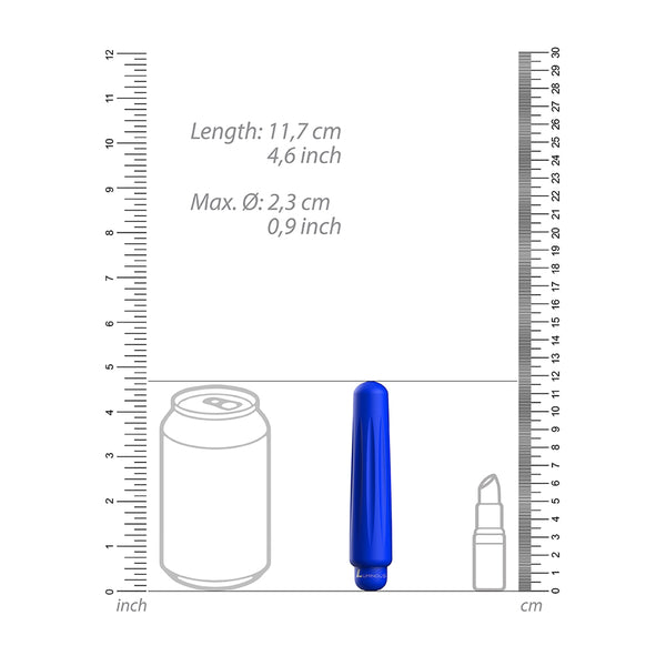 Luminous Delia Abs Bullet With Silicone Sleeve 10-Speeds Royal Blue