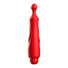 Luminous Dido Abs Bullet With Silicone Sleeve 10-Speeds Red