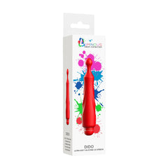 Luminous Dido Abs Bullet With Silicone Sleeve 10-Speeds Red