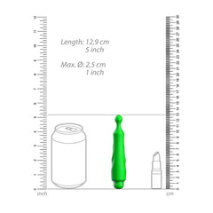 Luminous Dido Abs Bullet With Silicone Sleeve 10-Speeds Green