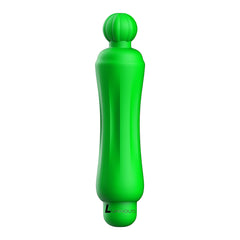 Luminous Demi Abs Bullet With Silicone Sleeve 10-Speeds Green