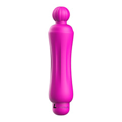 Luminous Demi Abs Bullet With Silicone Sleeve 10-Speeds Fuchsia