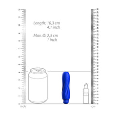 Luminous Ella Abs Bullet With Silicone Sleeve 10-Speeds Royal Blue