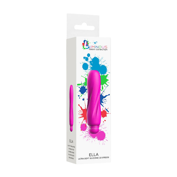 Luminous Ella Abs Bullet With Silicone Sleeve 10-Speeds Fuchsia