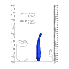 Luminous Lyra Abs Bullet With Silicone Sleeve 10-Speeds Royal Blue