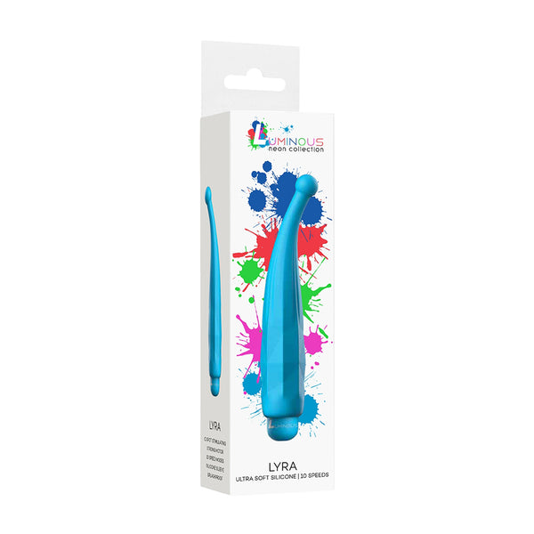 Luminous Lyra Abs Bullet With Silicone Sleeve 10-Speeds Turquoise