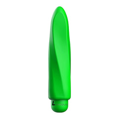 Luminous Myra Abs Bullet With Silicone Sleeve 10-Speeds Green