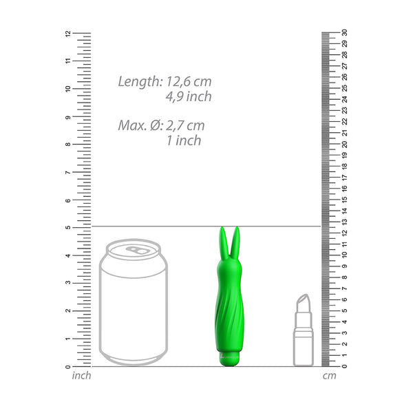 Luminous Sofia Abs Bullet With Silicone Sleeve 10-Speeds Green