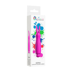 Luminous Sofia Abs Bullet With Silicone Sleeve 10-Speeds Fuchsia