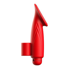 Luminous Thea Abs Bullet With Silicone Sleeve 10-Speeds Red