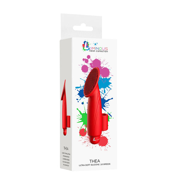 Luminous Thea Abs Bullet With Silicone Sleeve 10-Speeds Red