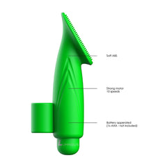 Luminous Thea Abs Bullet With Silicone Sleeve 10-Speeds Green