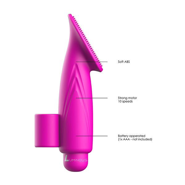 Luminous Thea Abs Bullet With Silicone Sleeve 10-Speeds Fuchsia