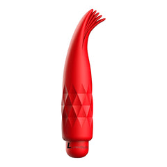 Luminous Zoe Abs Bullet With Silicone Sleeve 10-Speeds Red