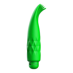 Luminous Zoe Abs Bullet With Silicone Sleeve 10-Speeds Green