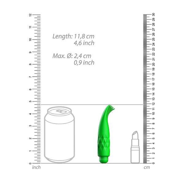 Luminous Zoe Abs Bullet With Silicone Sleeve 10-Speeds Green