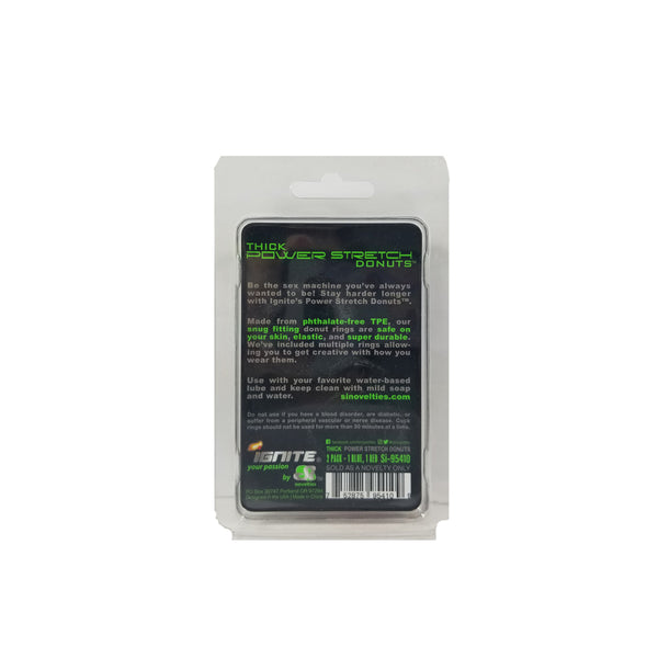 Thick Power Stretch Donuts 2 Pack Red/Blue