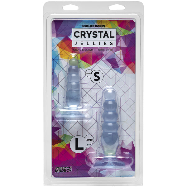 Crystal Jellies - Anal Delight Trainer Kit Clear