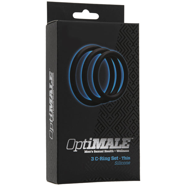 Optimale &ndash; 3 C-Ring Set &ndash; Thin Black