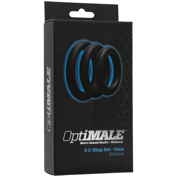 Optimale &ndash; 3 C-Ring Set &ndash; Thick Black