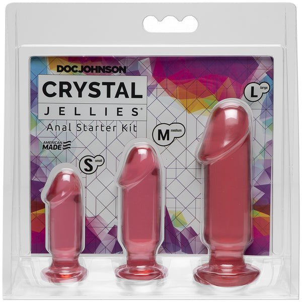 Crystal Jellies &ndash; Anal Starter Kit Pink