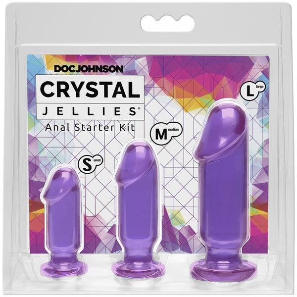 Crystal Jellies Anal Starter Kit Purple