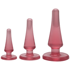 Crystal Jellies Anal Initiation Kit Pink