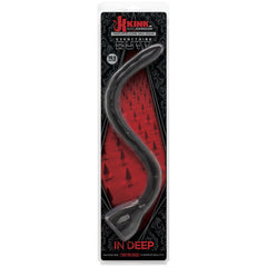 Kink In Deep Premium Silicone Anal Snake Black
