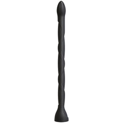 Kink The Serpent Dual Density Anal Snake In Secondskyn Silicone Black