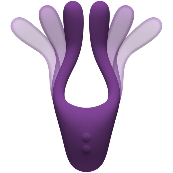 Tryst V2 Bendable Multi Erogenous Zone Massager With Remote Purple