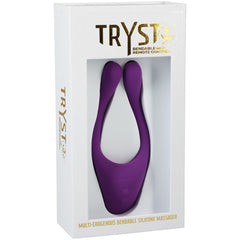 Tryst V2 Bendable Multi Erogenous Zone Massager With Remote Purple