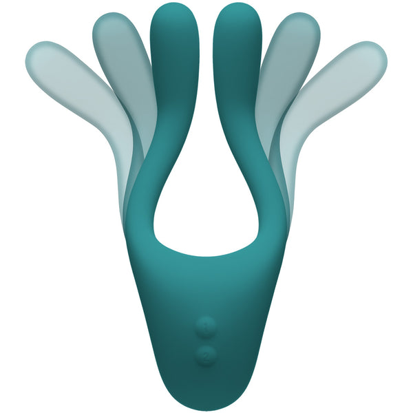 Tryst V2 Bendable Multi Erogenous Zone Massager With Remote Teal