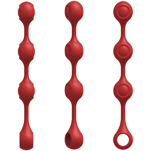 Kink Anal Essentials Weighted Silicone Anal Balls Red