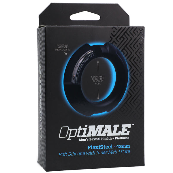 Optimale Flexisteel Soft Silicone With Inner Metal Core 43Mm Black