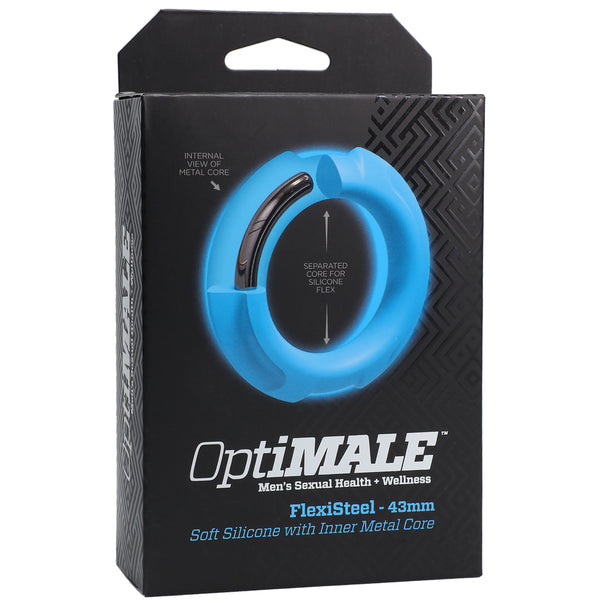Optimale Flexisteel Soft Silicone With Inner Metal Core 43Mm Blue
