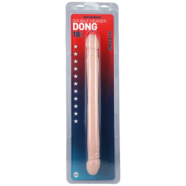 Double Header Dong - 18&quot; - Smooth White